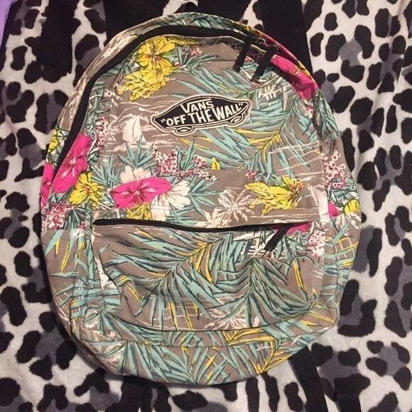 VANS Hawaiian Tropical Floral Backpack - Picture 1 of 6